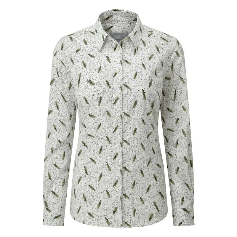 Schoffel Womens Norfolk Shirt Sprig Cedar